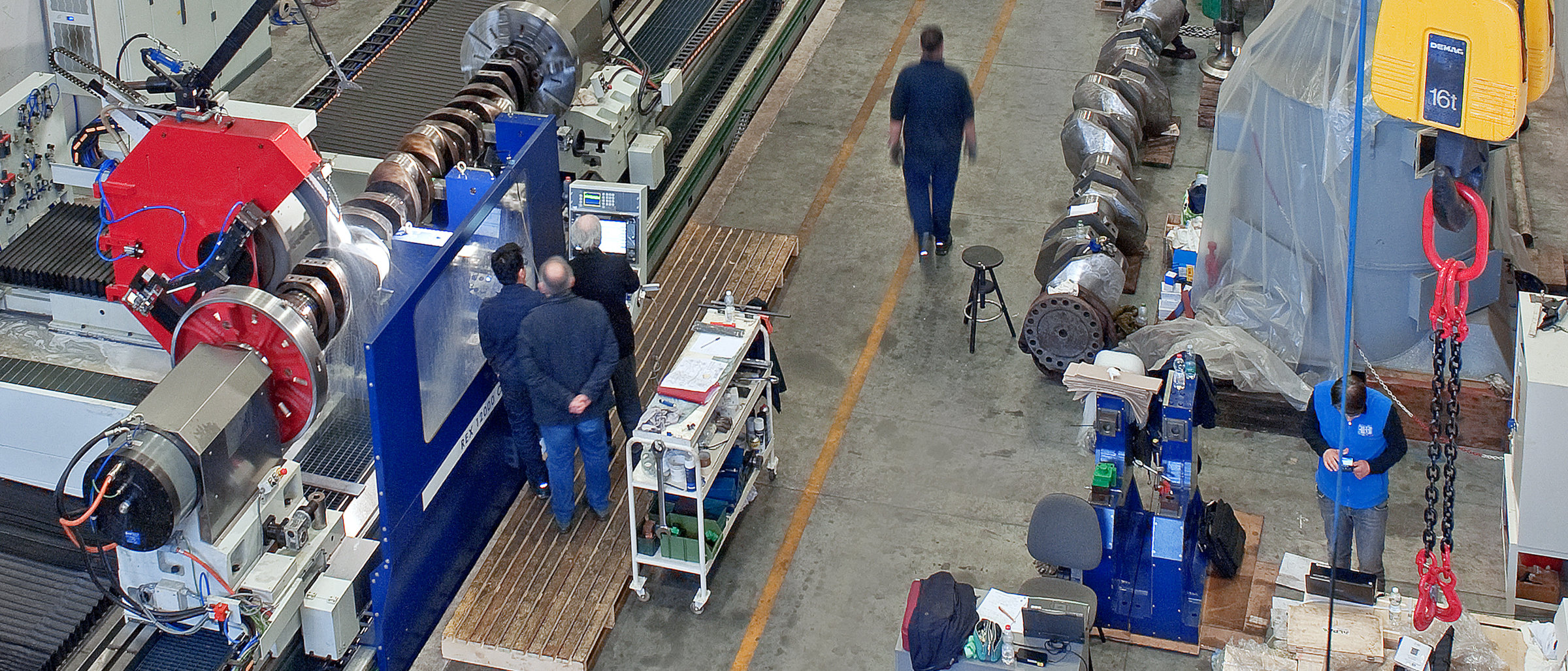 Workers in Genoa Port